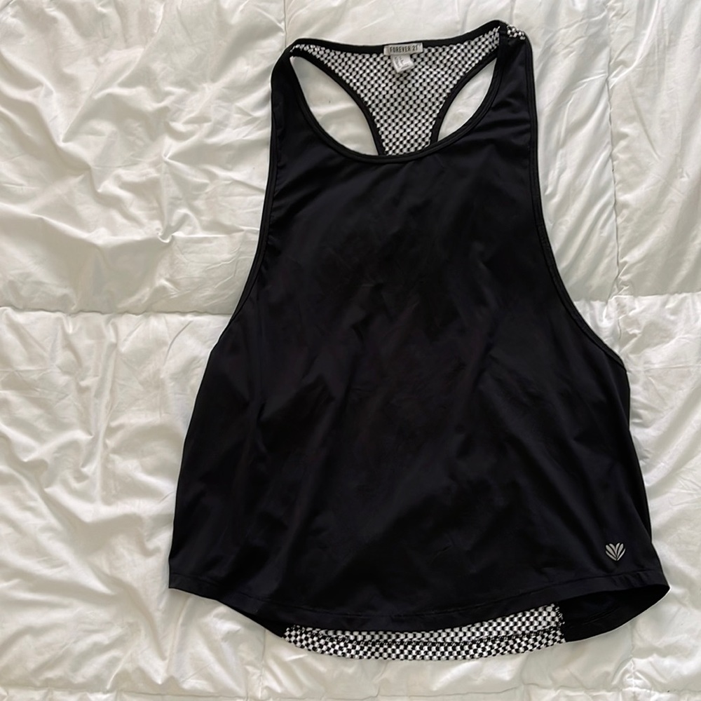 Forever 21 Black Workout Tank